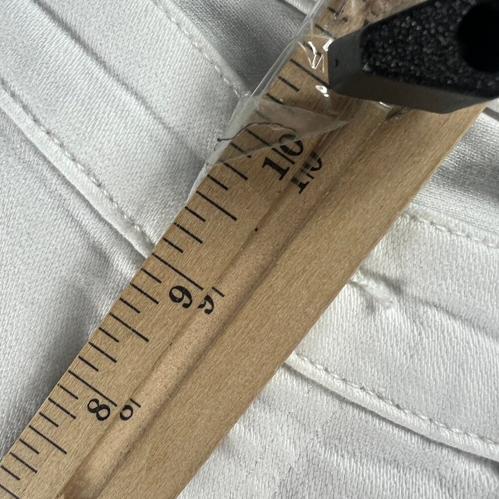7 For All Mankind Jeans Women 34x28* Josefina Boyfriend Ankle White Denim Tag 30 - Picture 15 of 16